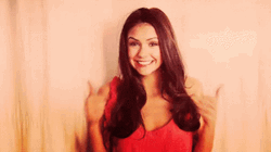 Pretty Nina Dobrev Thumbs Up GIF