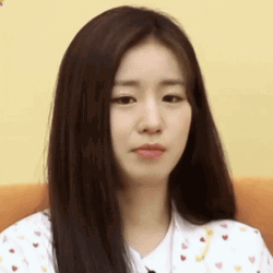 Pretty Wooyeon Chewing GIF