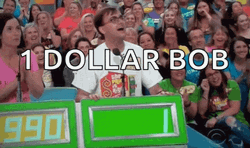 Price Is Right 1 Dollar Bob GIF