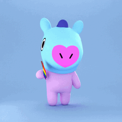 Pride BT21 Mang GIF