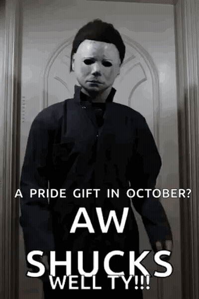 Pride Gift In October Aw Shucks Well TV Poster GIF