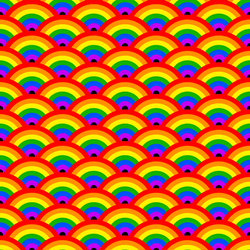 Pride Retro Rainbow Seamless GIF