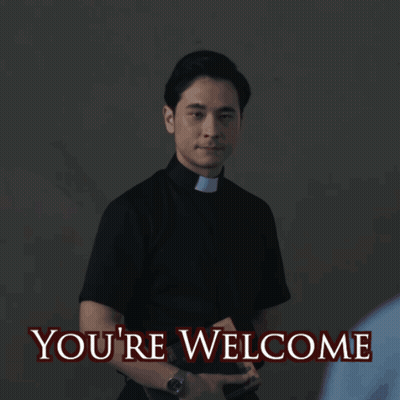 Priest Saying You Are Welcome GIF