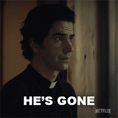 Priest Says He's Gone GIF