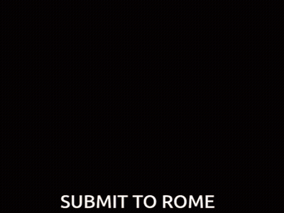 Priests Kneeling Before Altar Saying Submit To Rome GIF