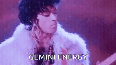 Prince In Fur Coat Playing Guitar Purple GIF