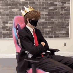 Prince Ranboo In Chair GIF
