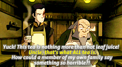Prince Zuko Trying Uncle Iroh's Tea  GIF