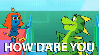 Princess And Dragon Saying How Dare You GIF