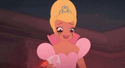 Princess And The Frog Charlotte La Bouff Make Up Retouch GIF