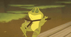 Princess And The Frog Pretend Guitar GIF