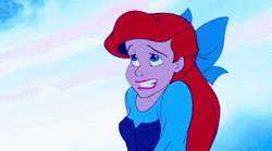 Princess Ariel Dismay Hell Nah GIF