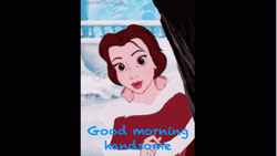 Princess Belle Disney Good Morning GIF