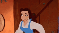 Princess Belle Humbly Flattered GIF