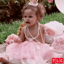 Princess Birthday Cute Girl Eating Cake GIF