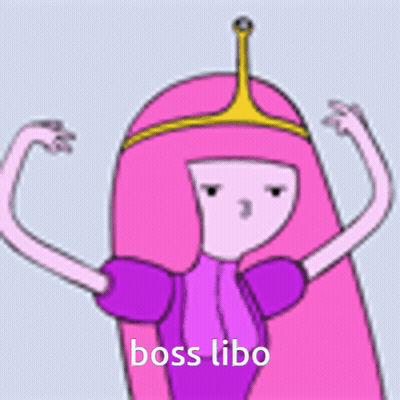 Princess Bubblegum Flexing Muscles In Sunglasses And Crown GIF