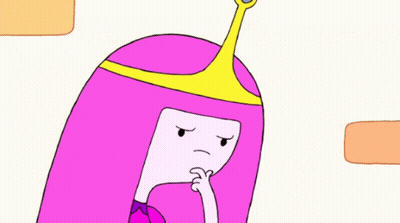 Princess Bubblegum From Adventure Time Has A Yellow Crown On Her Head GIF