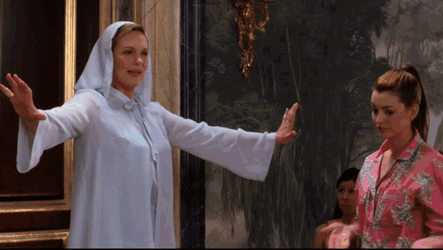 Princess Diaries 2 Queen Clarisse Renaldi Mattress Surfing GIF