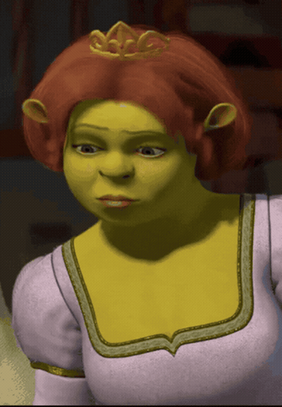 Princess Fiona Wearing Tiara GIF