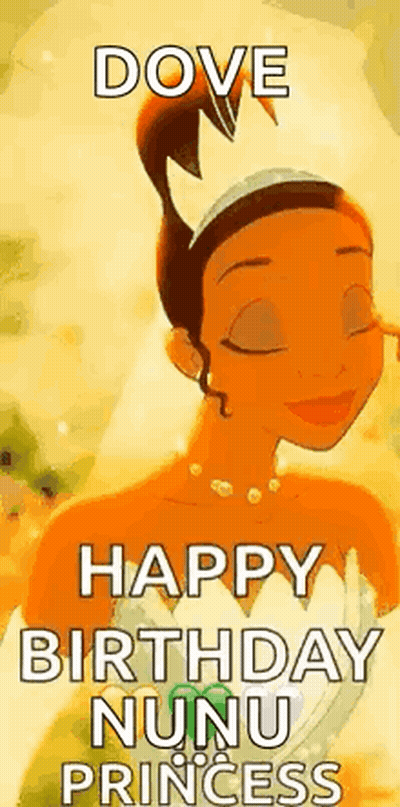 Princess From The Princess And The Frog Smiling With Crown GIF