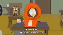 Princess Kenny Flying Gesture GIF