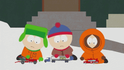 Princess Kenny Playing Trucks With Friends GIF