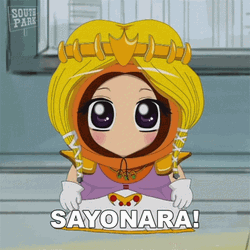 Princess Kenny Sayonara GIF