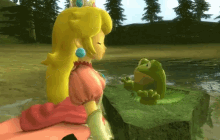 Princess Kissing A Frog