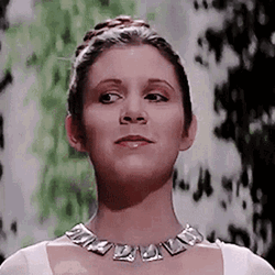 Princess Leia Star Wars 1977 Movie Smile GIF
