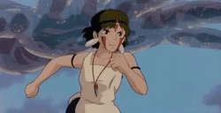 Princess Mononoke Running GIF