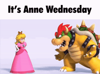 Princess Peach And Bowser It's Anne Wednesday GIF