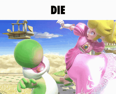 Princess Peach And Yoshi GIF