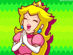 Princess Peach Clap GIF