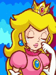 Princess Peach In Tears GIF