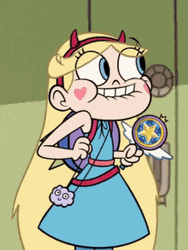 Princess Star Butterfly Can't Contain Excitement