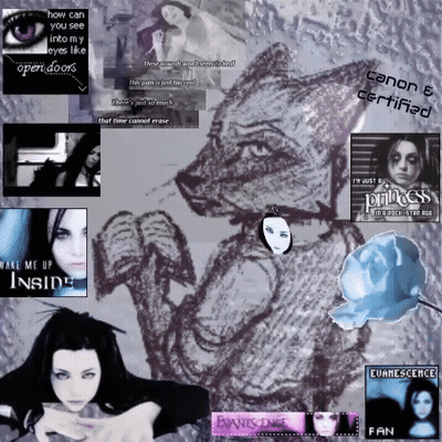 Princess Text Collage GIF