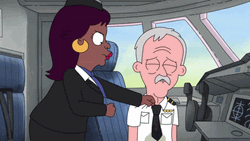 Principal Opal Lowry Slapping Face Animation GIF