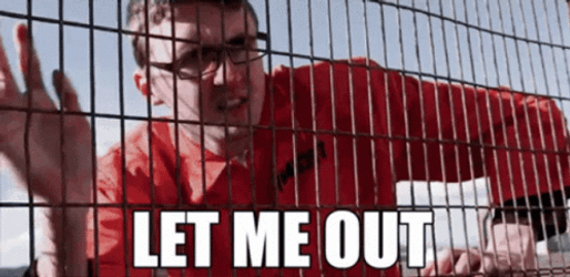 Prison Bars Let Me Out Callum  GIF