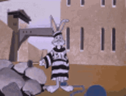 Prison Work Bugs Bunny Cartoon GIF