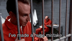 Prisoner In Jail I Have Made A Huge Mistake GIF