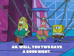 Prisoners Spongebob And Patrick Have A Great Night GIF