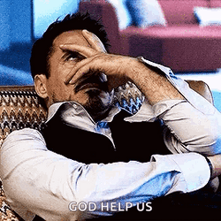 Problematic Hugh Jackman Face Palm GIF