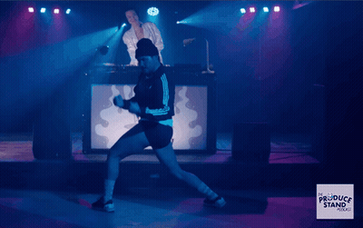 Produce Stand Podcast Woman On Stage GIF