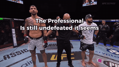 Professional Still Undefeated In UFC Fight GIF