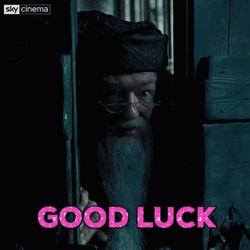 Professor Albus Dumbledore Good Luck GIF