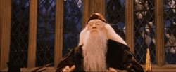 Professor Dumbledore Hand Gesture GIF