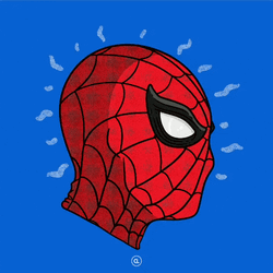 Profile Pic Spiderman Cartoon Side View GIF