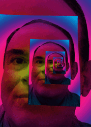 Profile Pic Trippy Random Man Zoom In GIF