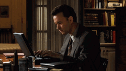 Programming Typing Tom Hanks  GIF