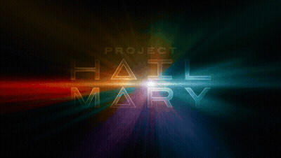 Project Hail Mary On Dark Background GIF
